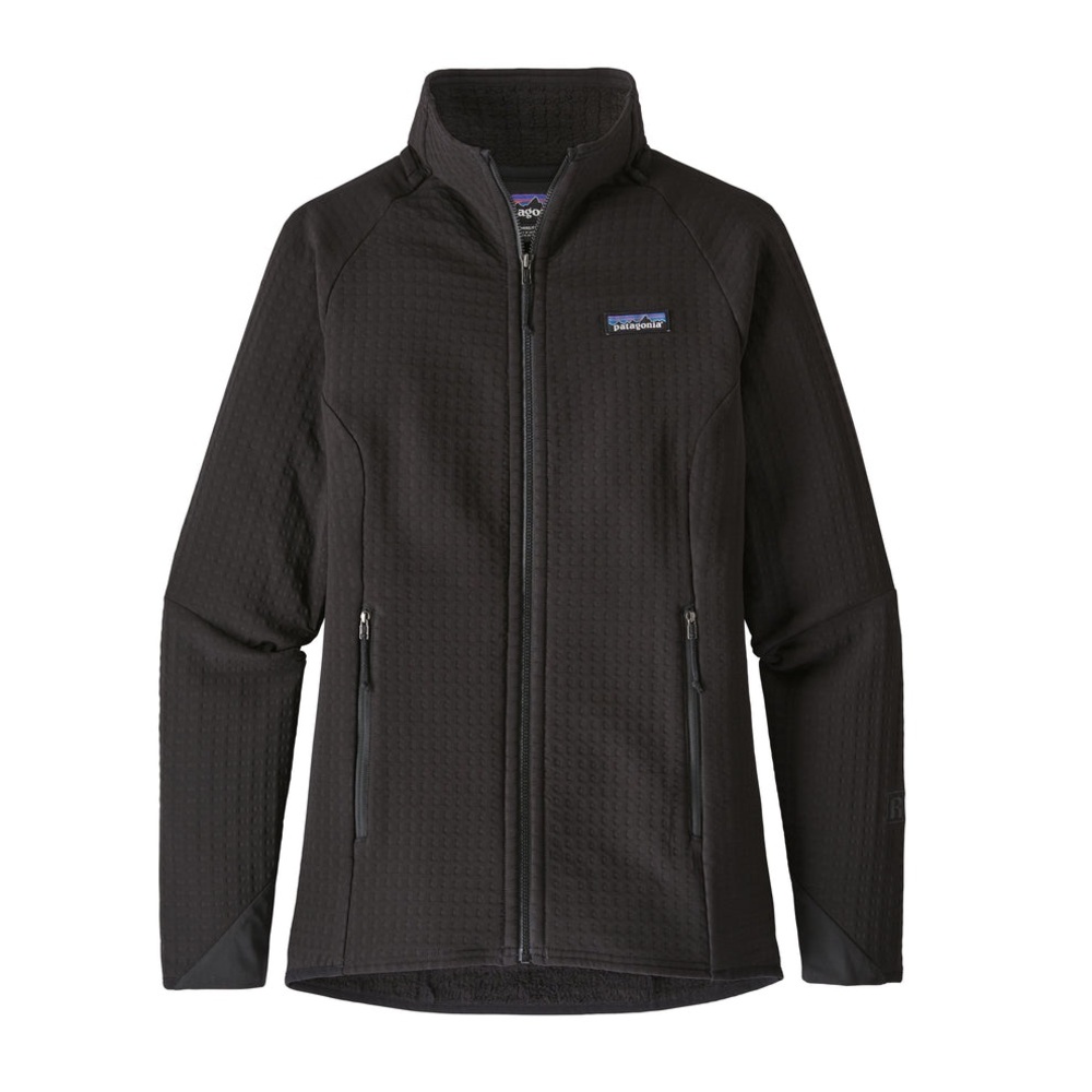 Patagonia Womens Black R2 Techface Full Zip Jacket M Outdoors Hiking Performance - Picture 1 of 14